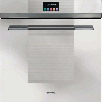 Smeg Linea SFP140B 60cm Pyrolytic Multifunction Oven in White Smeg Linea SFP140B 60cm Pyrolytic Multifunction Oven in White